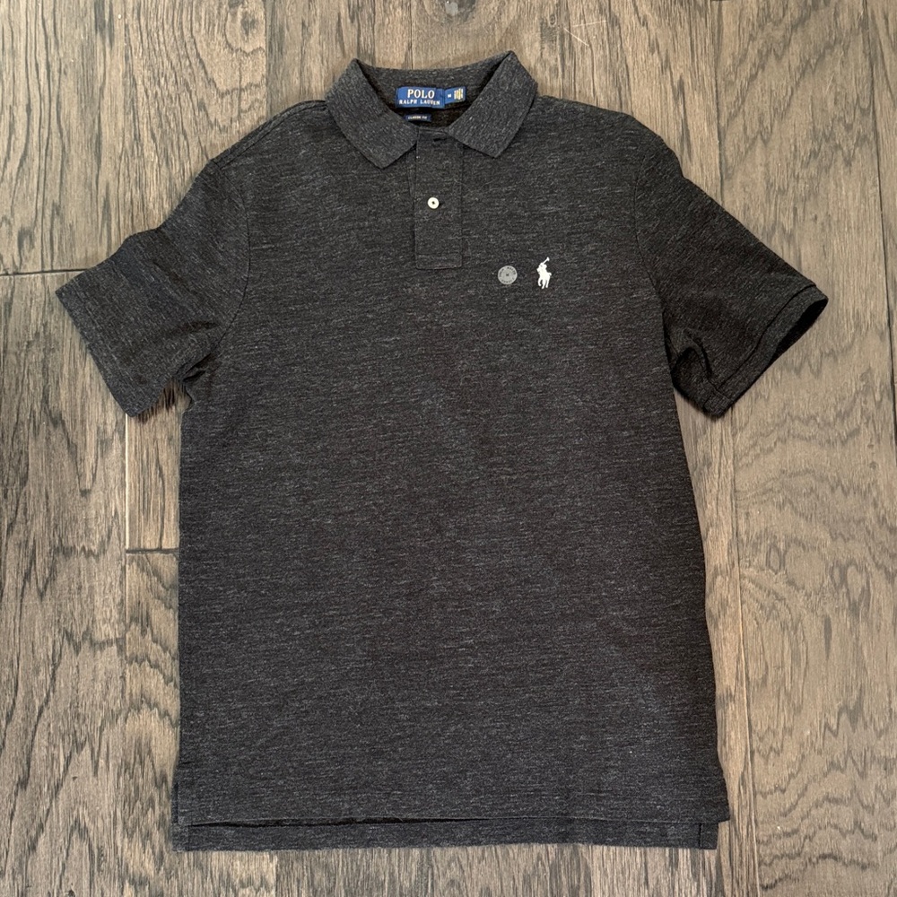 Polo by Ralph Lauren Men's Charcoal Polo Shirt